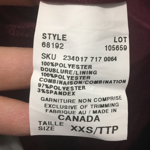 Beautiful Burgundy, mid to knee length dress. - Picture 8 of 12